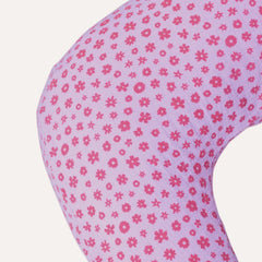 Organic Muslin Nursing Pillow Cover | Lavender Cosmos