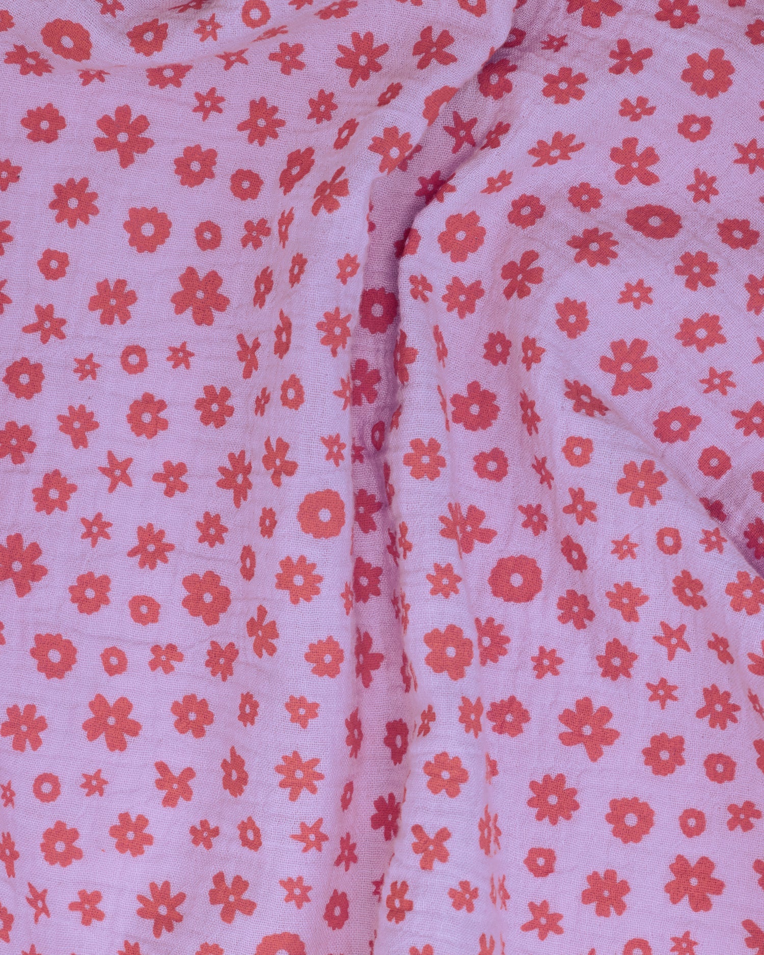 Organic Muslin Swaddle | Lavender Cosmos