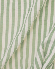 Organic Muslin Swaddle | Sage Stripe