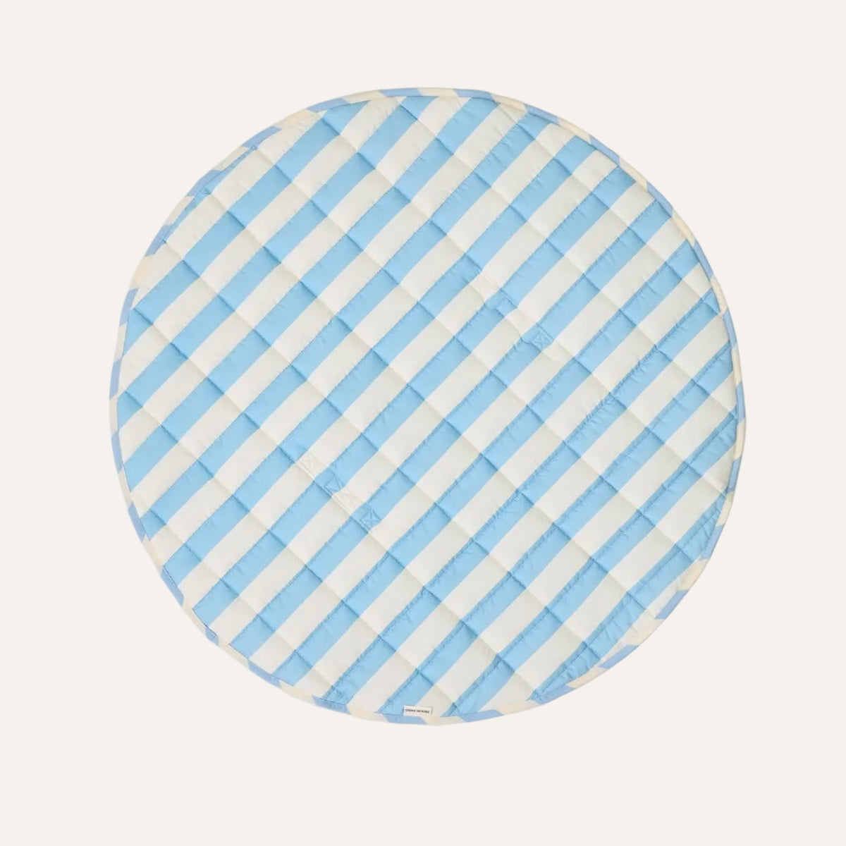 Inside/Outside Play Mat | Blue Wide Stripe