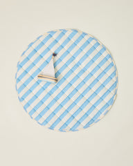Inside/Outside Play Mat | Blue Wide Stripe