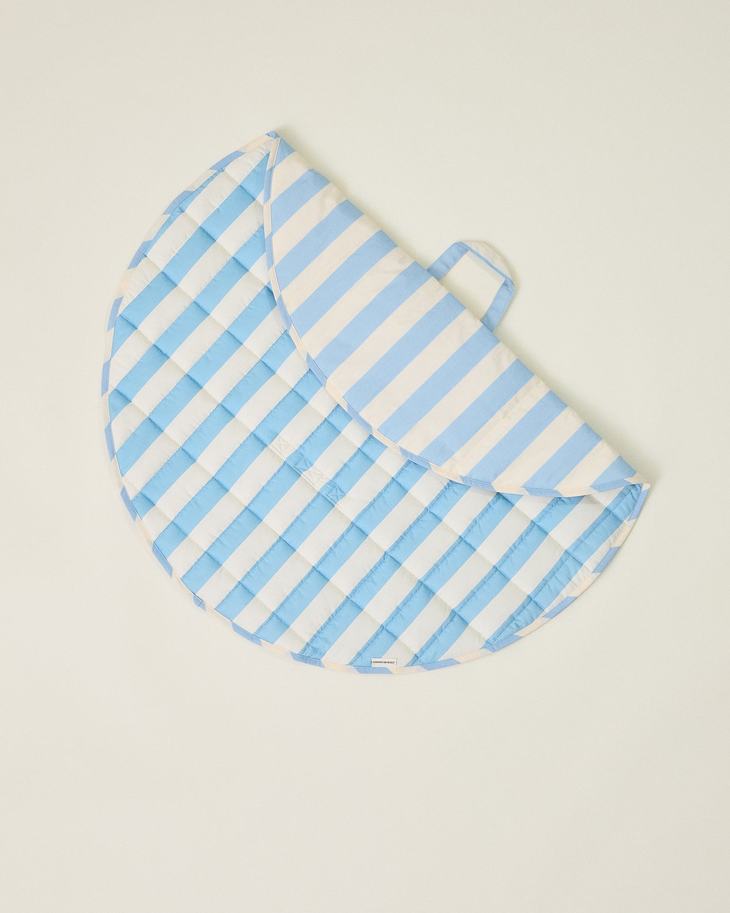 Inside/Outside Play Mat | Blue Wide Stripe