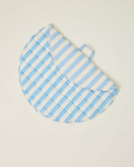 Inside/Outside Play Mat | Blue Wide Stripe