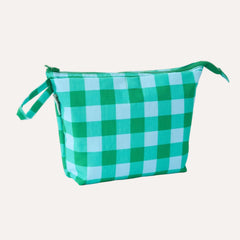 Quick Change Kit Bag | Teal Gingham