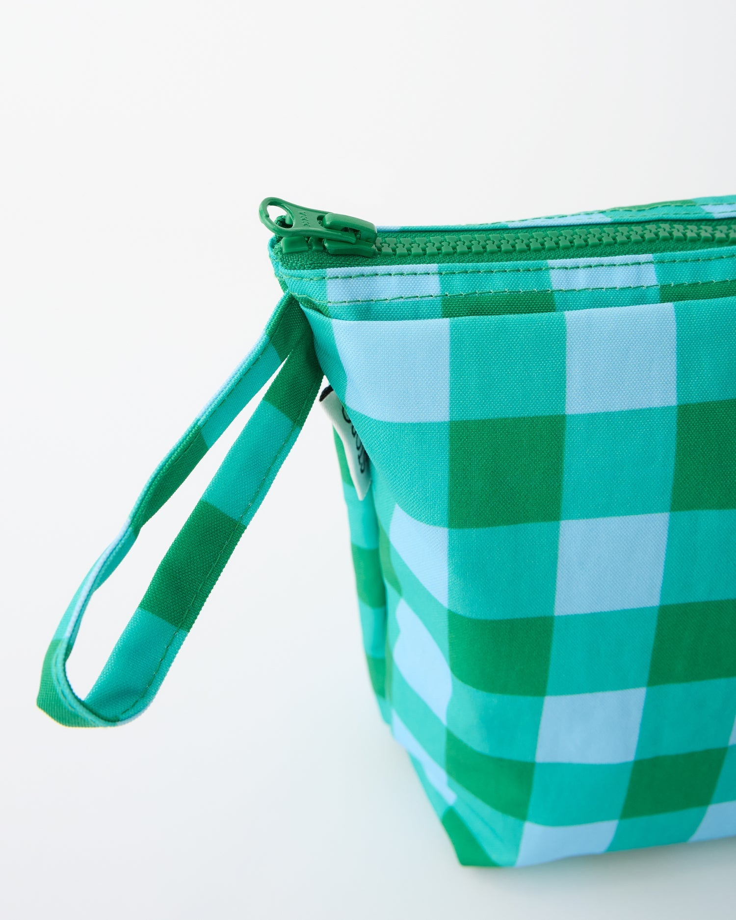 Quick Change Kit Bag | Teal Gingham