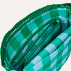 Quick Change Kit Bag | Teal Gingham