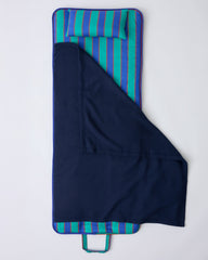 Cool Kid Nap Mat | Navy & Green Stripe