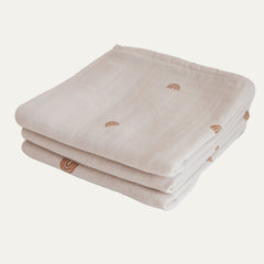 Organic Cotton Muslin Cloths 3-Pack