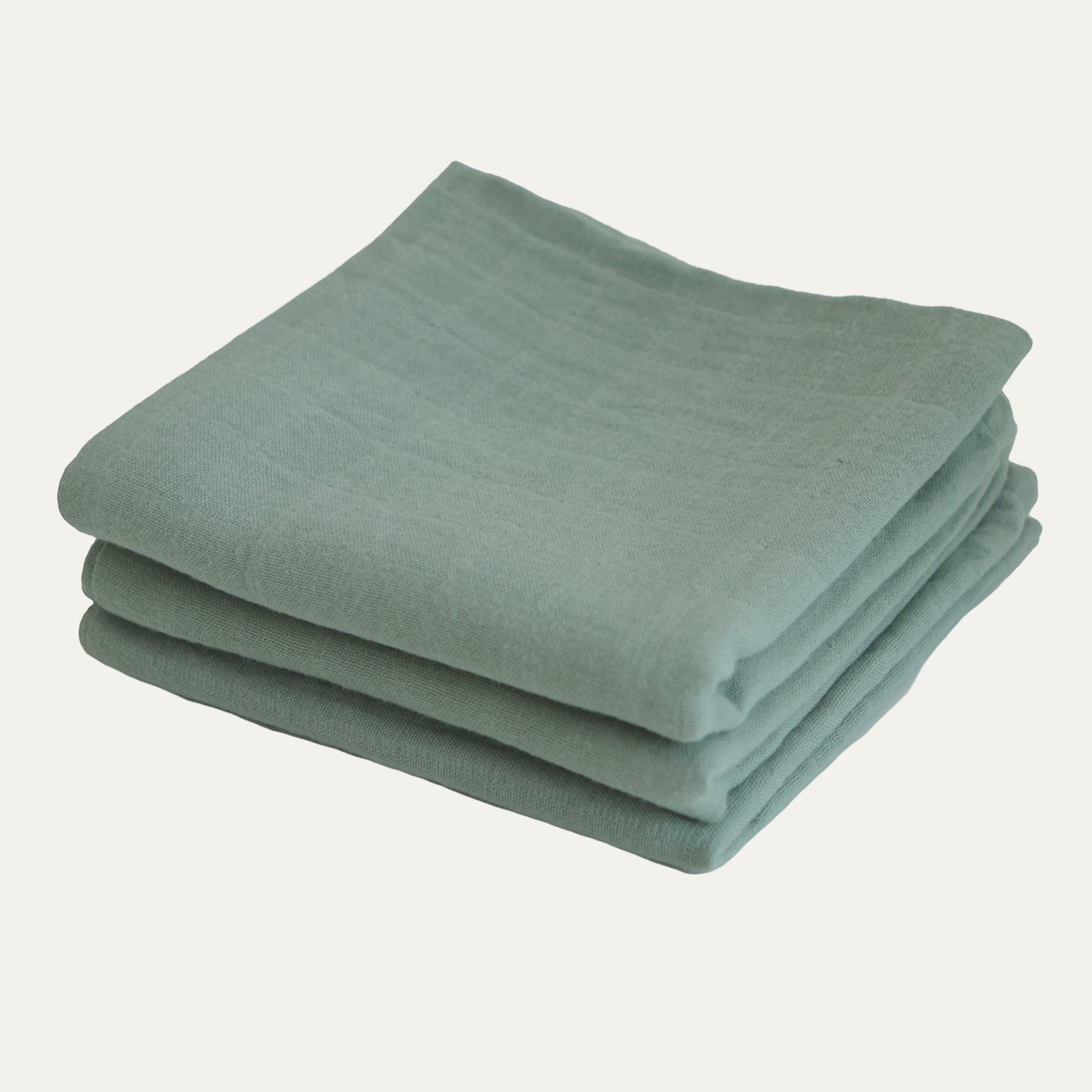 Organic Cotton Muslin Cloths 3-Pack