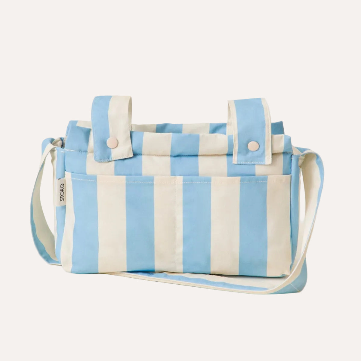 Stroller Party™ Caddy Bag | Blue Wide Stripe