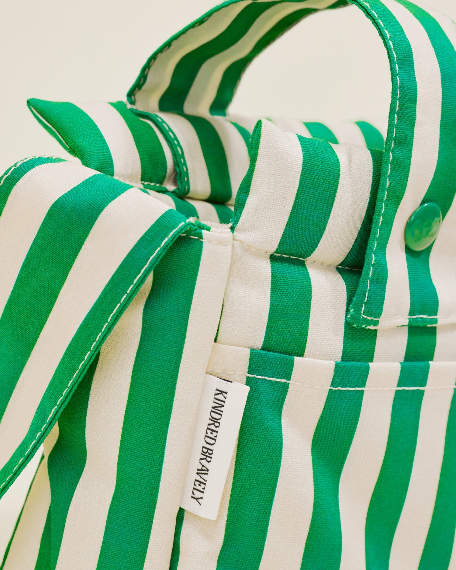 Stroller Party™ Caddy Bag | Green Stripe
