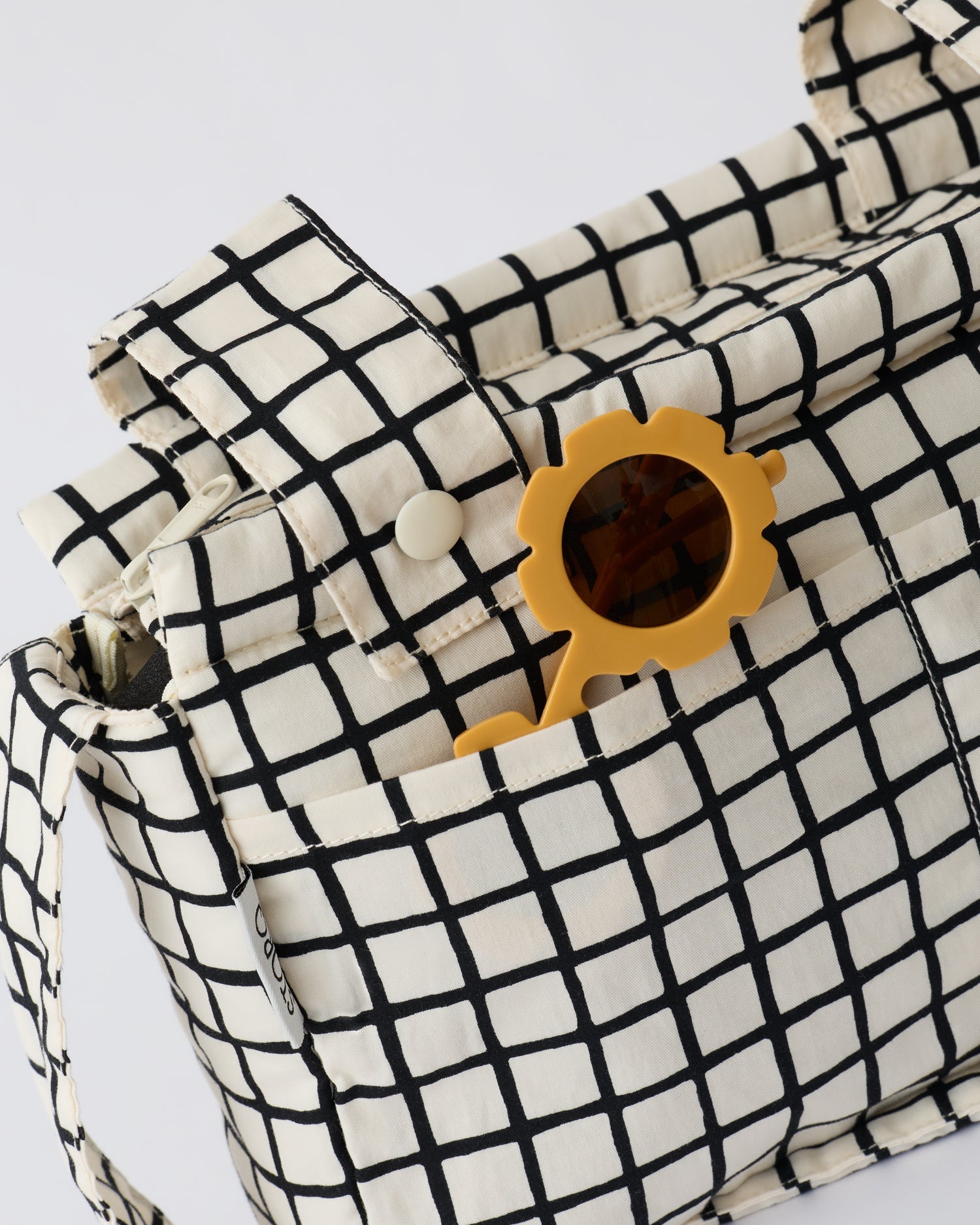 Stroller Party™ Caddy Bag | Black Grid