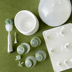 Ultimate Newborn Baby Bottle Feeding Set – Bottles, Sterilizer, Pacifiers & Drying Rack
