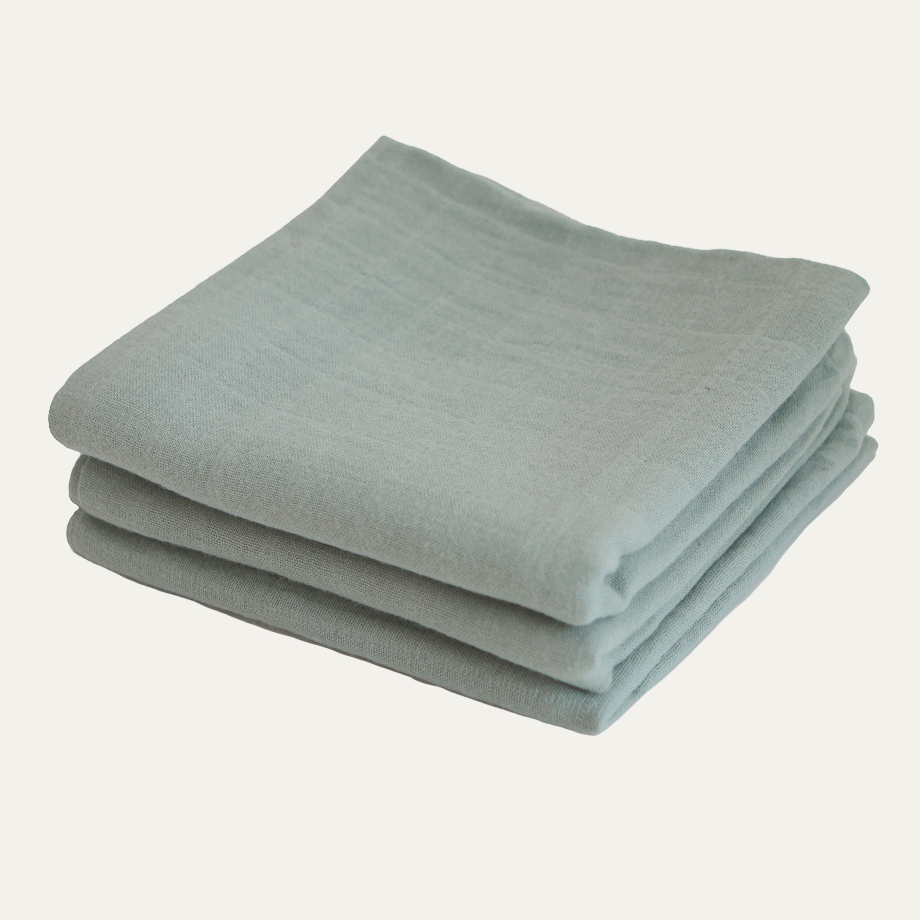 Organic Cotton Muslin Cloths 3-Pack