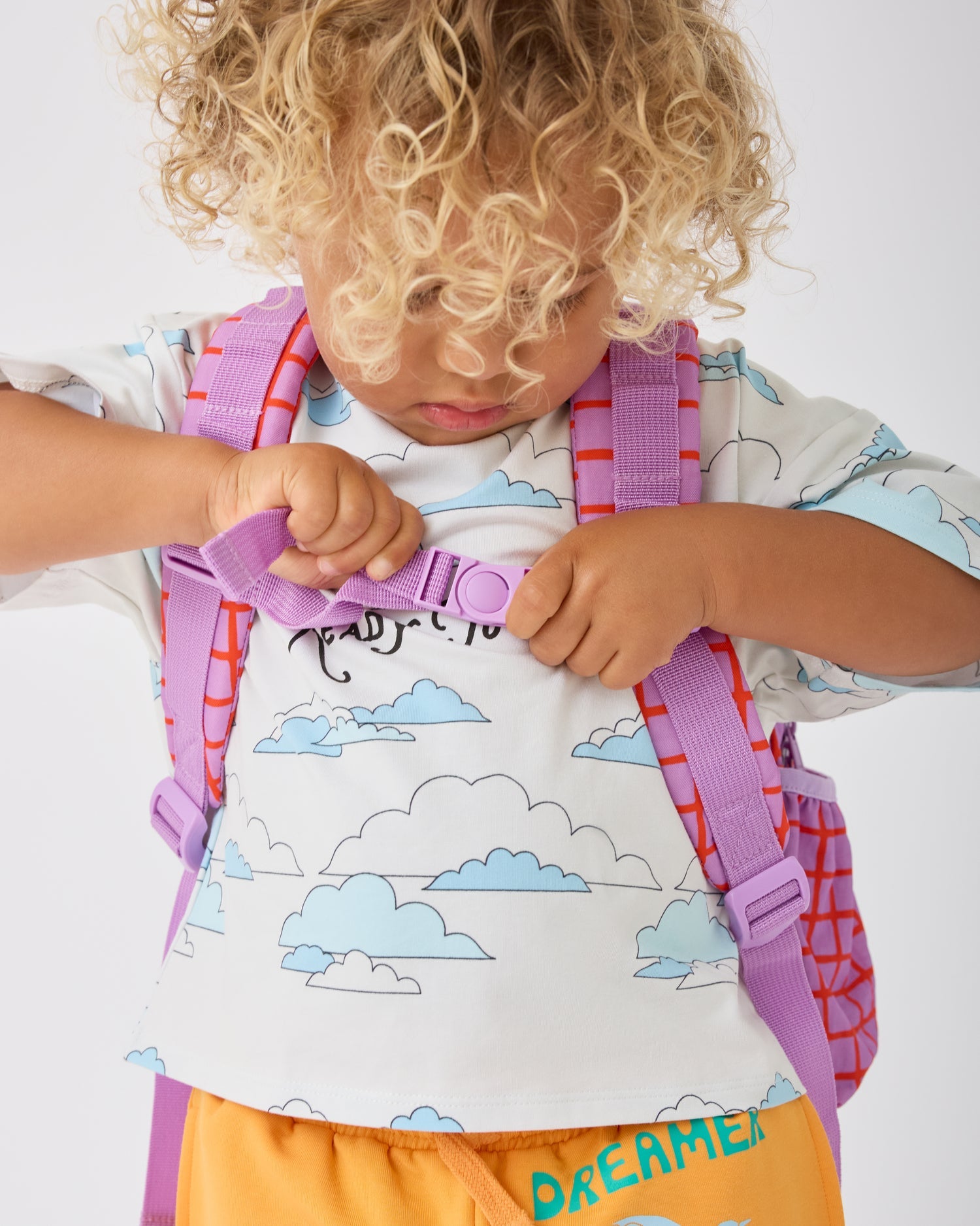Cool Kid Backpack | Orchid Grid