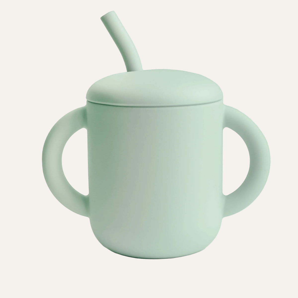 Silicone Training Cup + Straw
