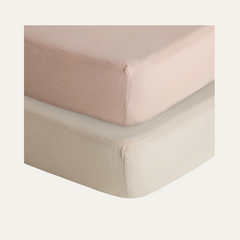 Extra Soft Muslin Crib Sheet - 2 Pack