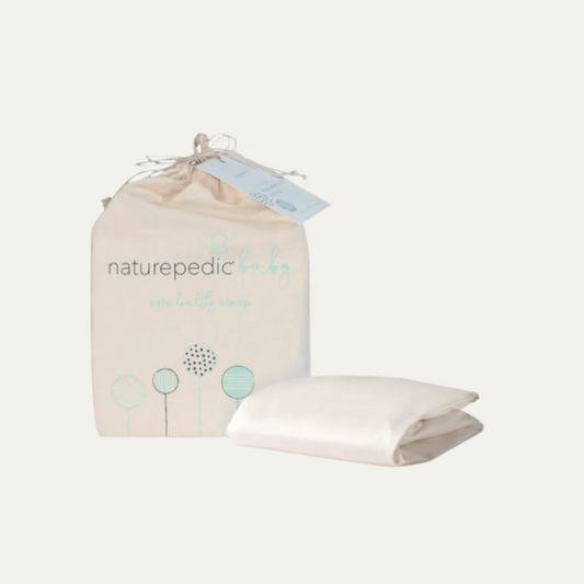 Organic Crib Mattress Sheet - Ivory