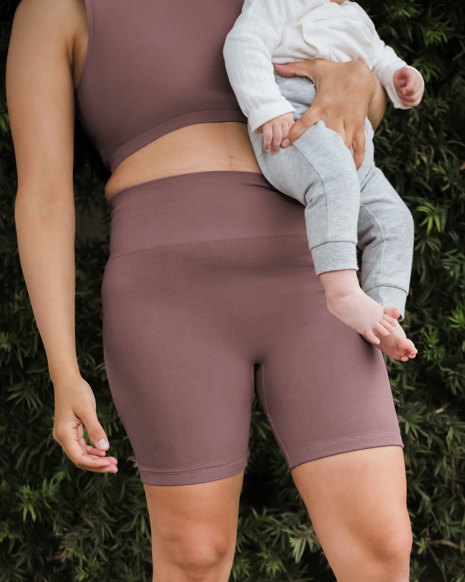 Sublime® Bamboo Maternity & Postpartum Bike Short | Twilight