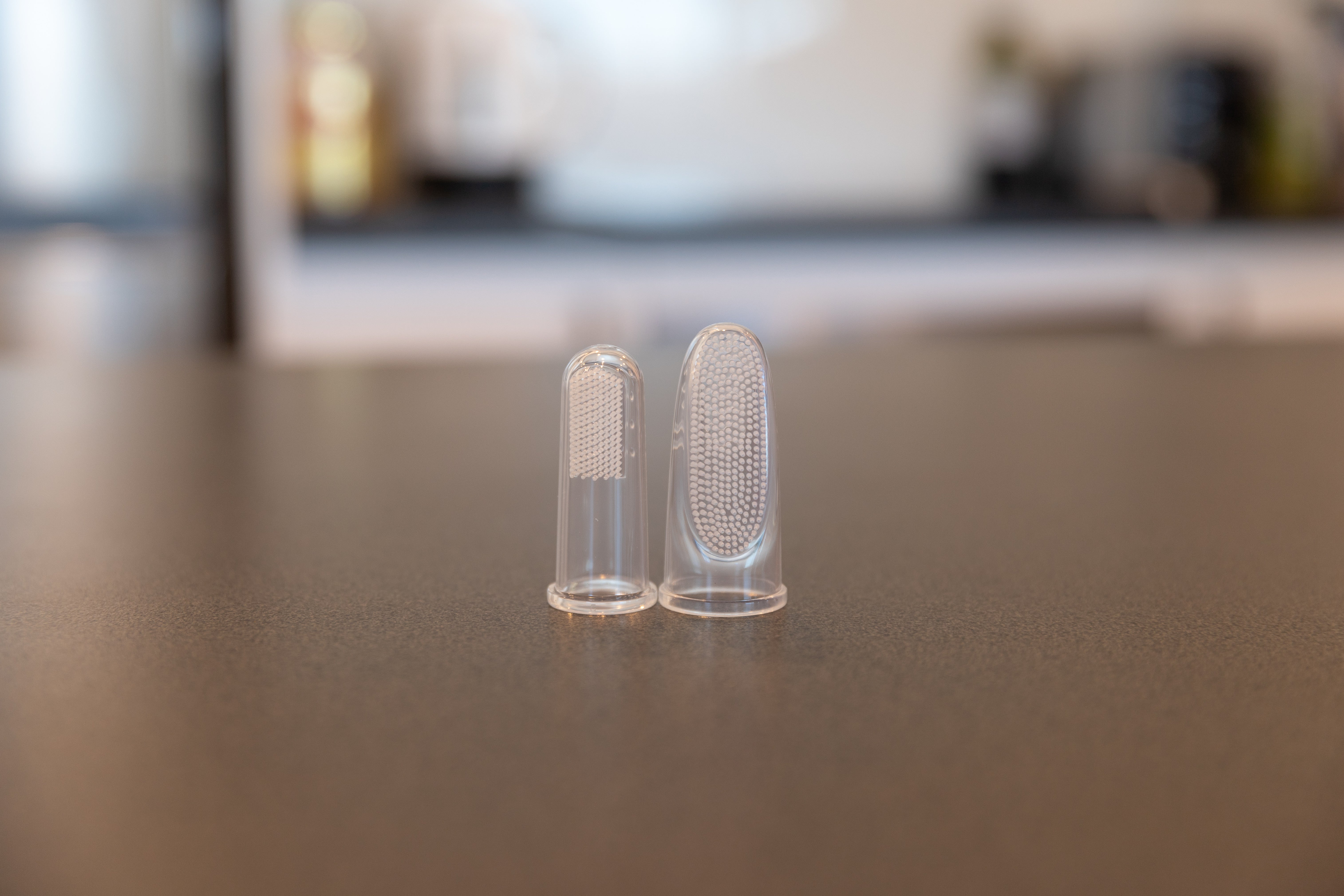 Haakaa Silicone Finger Toothbrush Set 2pcs (Small & Large)