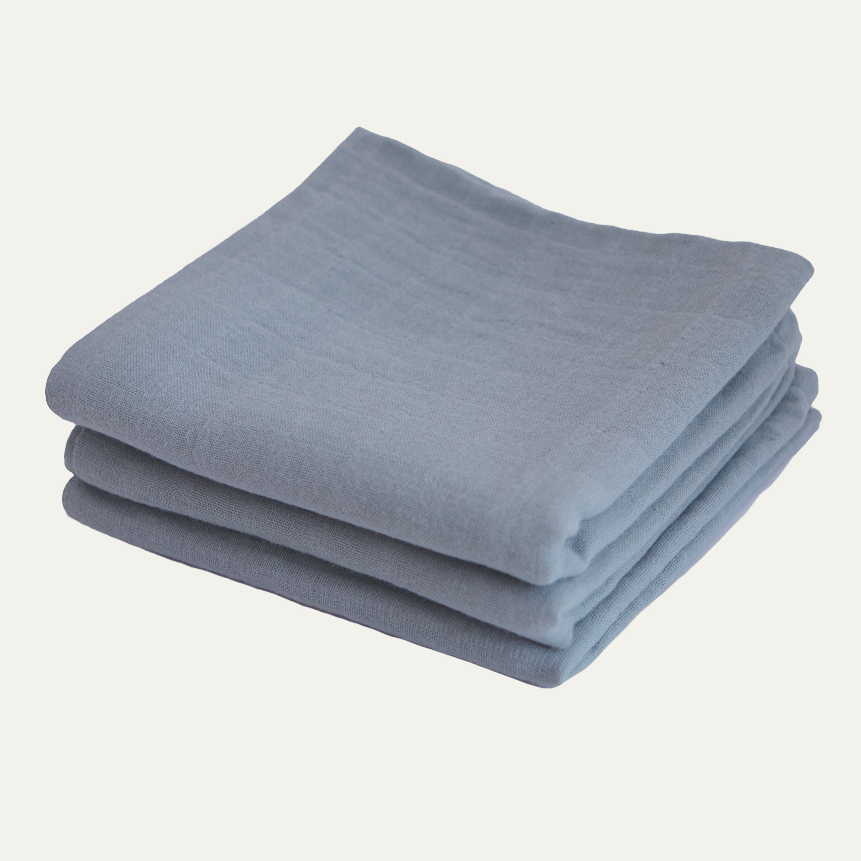 Organic Cotton Muslin Cloths 3-Pack