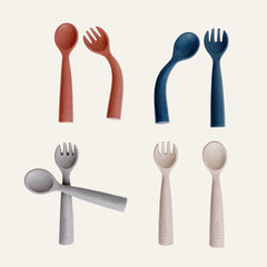 Haakaa Bendy Silicone Cutlery Set