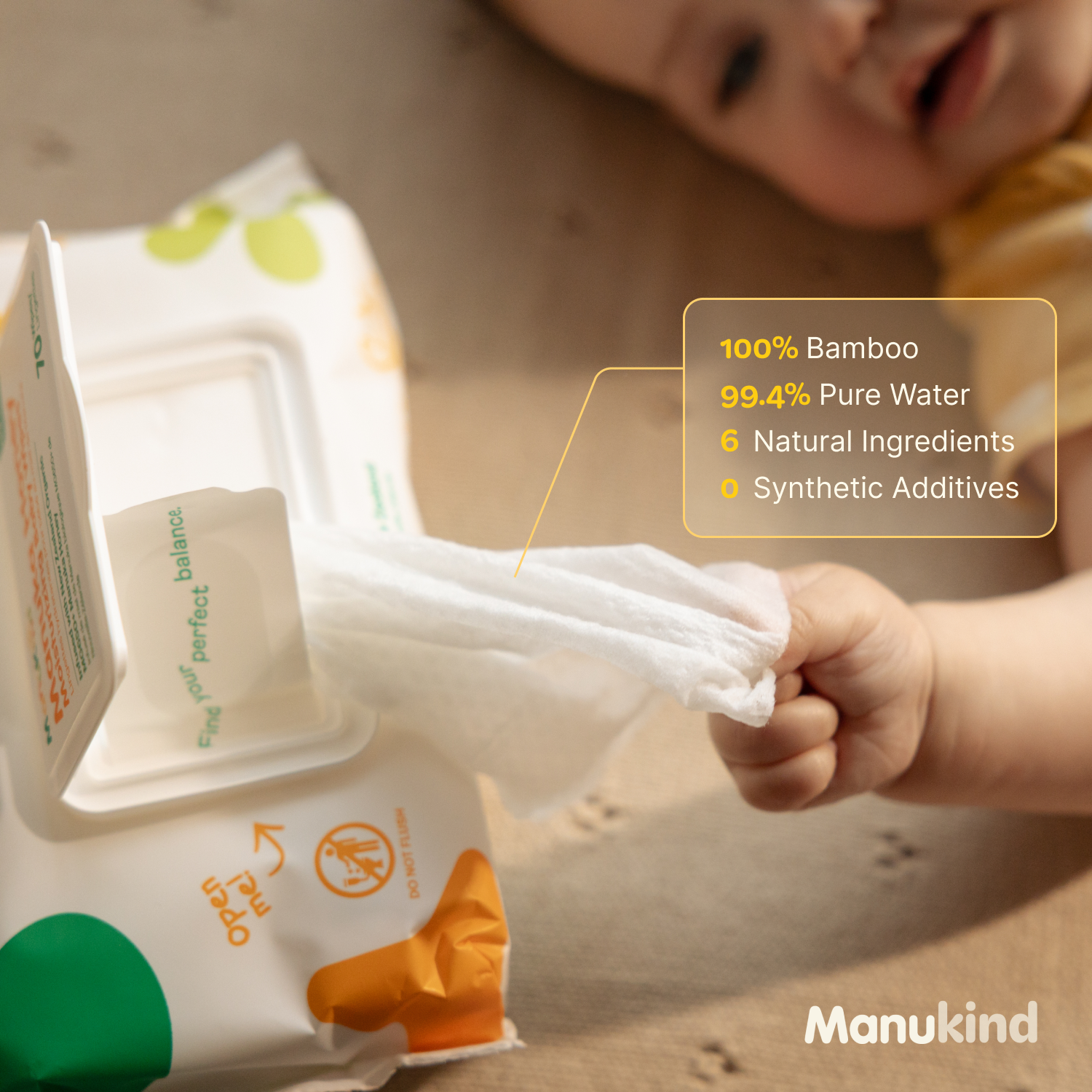 Manuka Honey Baby Wipes