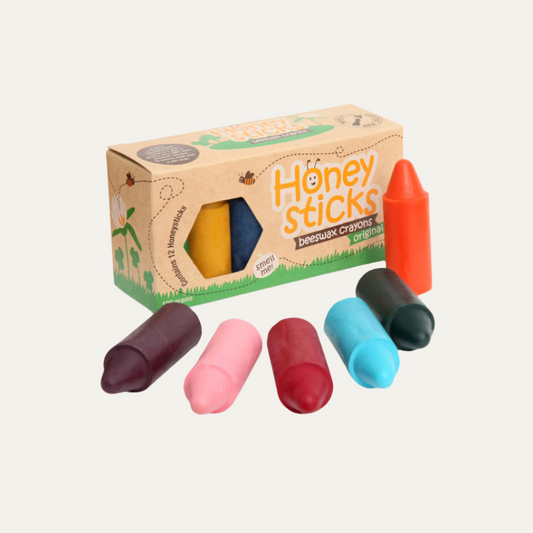 Honeysticks 100% Pure Beeswax Crayons (12 Pack)