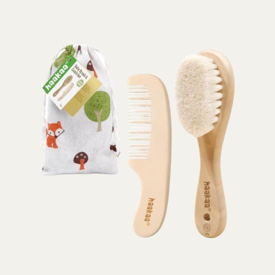 Baby Hair Brush and Comb Set for Newborns & Toddlers