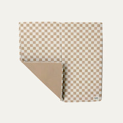 Checker Toffee Organic Cotton Mat