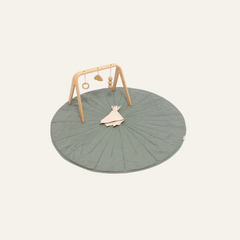 Acadian/Dove - Linen Quilted Playmat