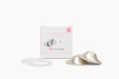 SILVERETTE the Original Silver Nursing Cups, Silverettes Metal Nipple Covers for Breastfeeding, Nursing Shield, 925 Silver Nipple Cover Guards, Soothe and Protect Sore Nipples -Made in Italy