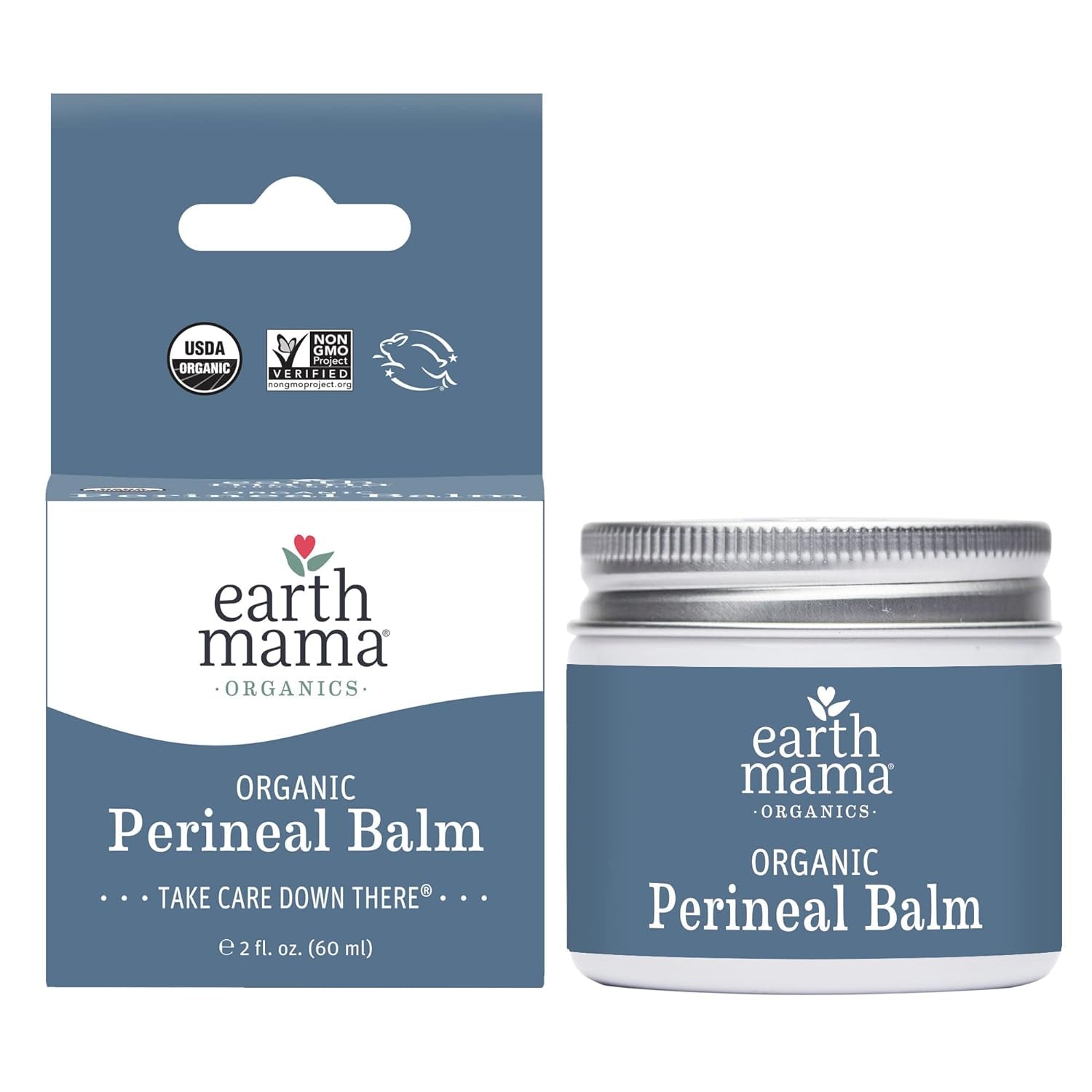 Earth Mama Postpartum Recovery Kit, Take Care down There® Trifecta with Organic Perineal Balm, Sitz Bath & Herbal Peri Spray, 3-Piece Set