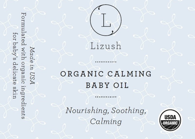 Organic Calming Baby Oil | Nourishing, Soothing, Calming