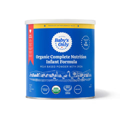 Baby'S Only A2 Organic Milk Infant Formula, A2 Milk Based Powder, Organic Baby Formula with A2 Beta-Casein Protein, Iron, Vitamin E, Vitamin D, Easy to Digest, Newborn to 12 Months Old, 21 Oz, 1 Pack