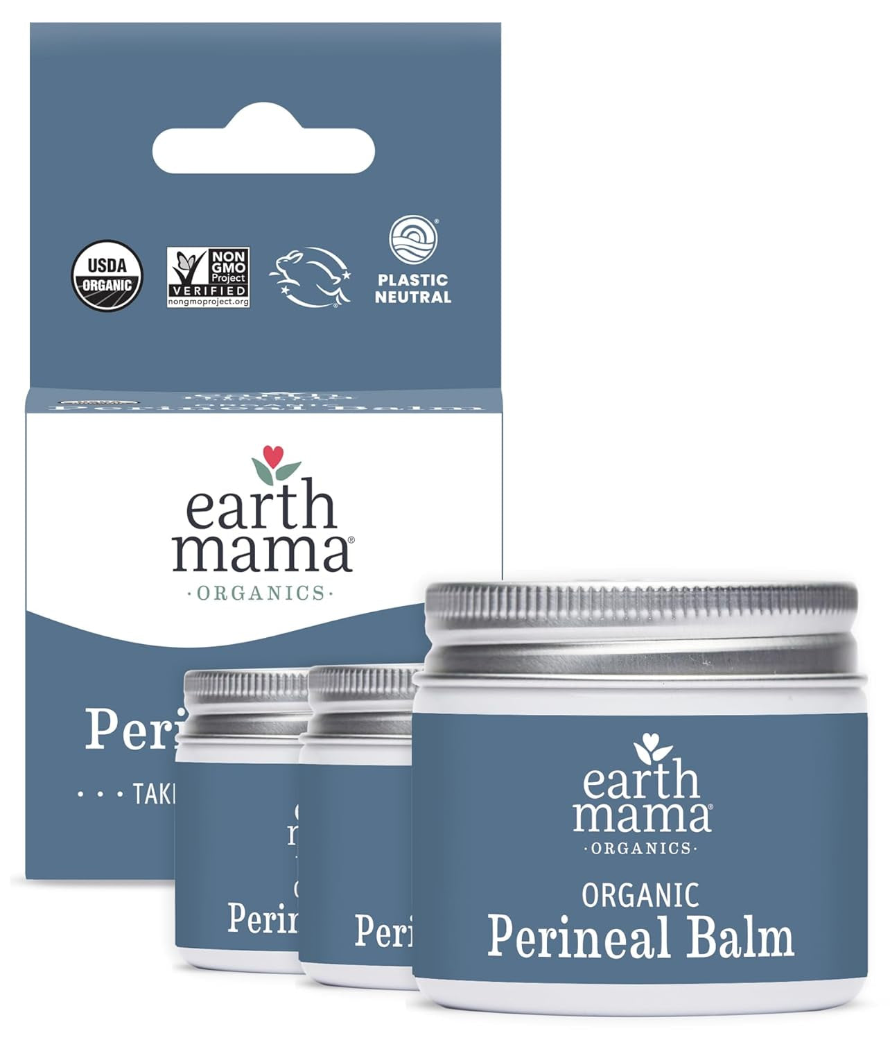 Earth Mama Postpartum Recovery Kit | Take Care down There® with Organic Perineal Balm & Herbal Perineal Spray, 2-Piece Set