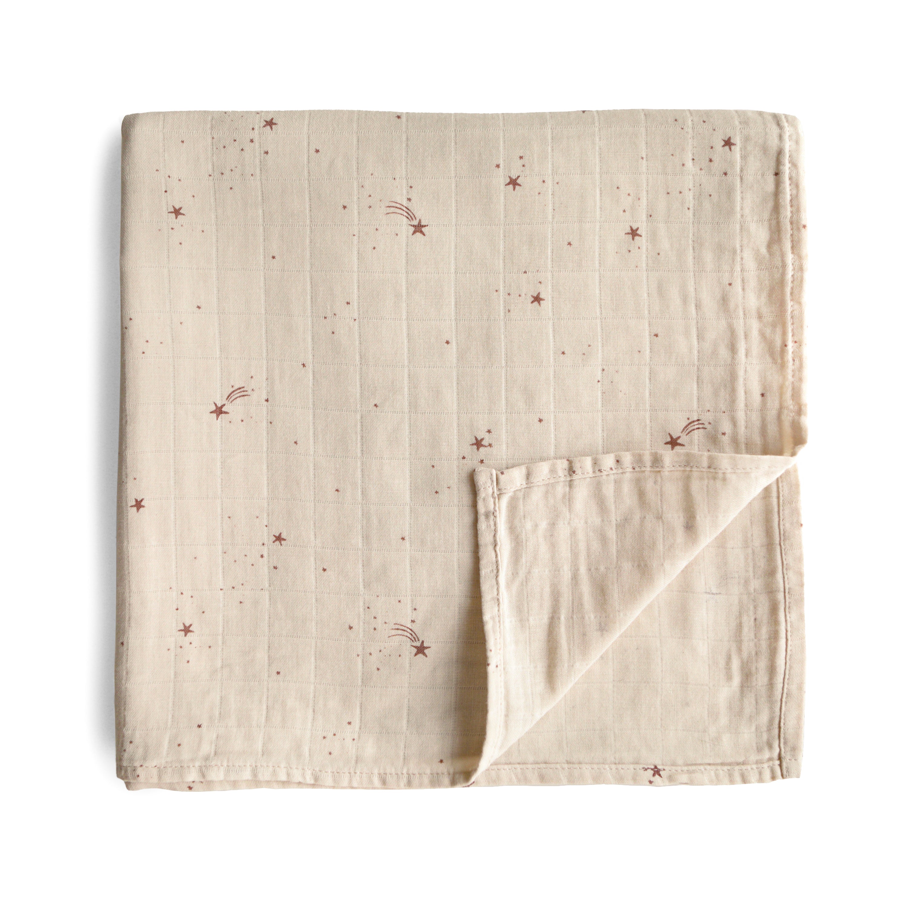 Organic Cotton Muslin Swaddle Blanket