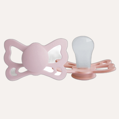FRIGG Butterfly Anatomical Silicone Pacifier 2-Pack (6-18 Months)