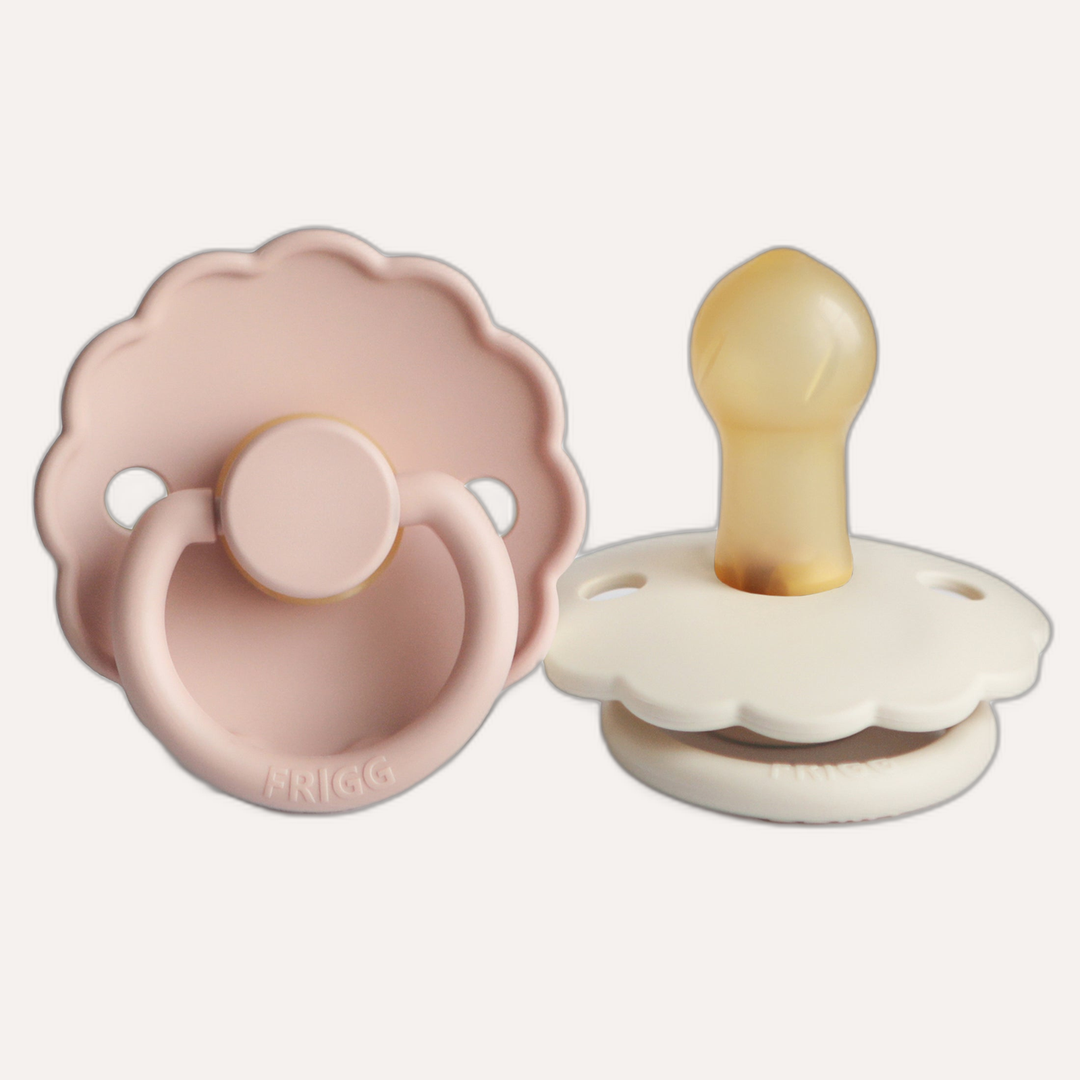 FRIGG Daisy Natural Rubber Pacifier 2-Pack