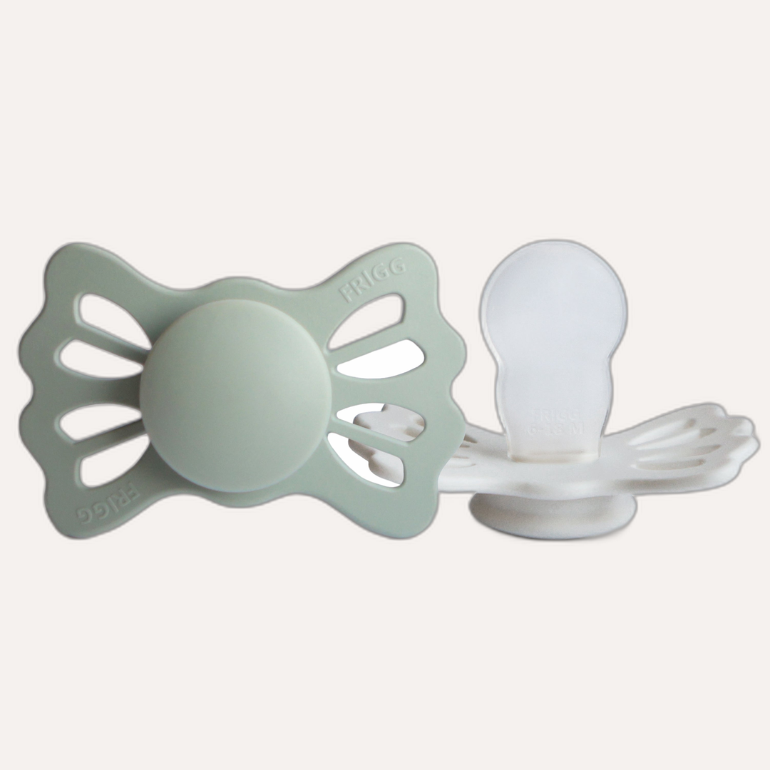 FRIGG Lucky Symmetrical Silicone Pacifier 2-Pack (6-18 Months)
