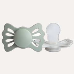 FRIGG Lucky Symmetrical Silicone Pacifier 2-Pack (6-18 Months)