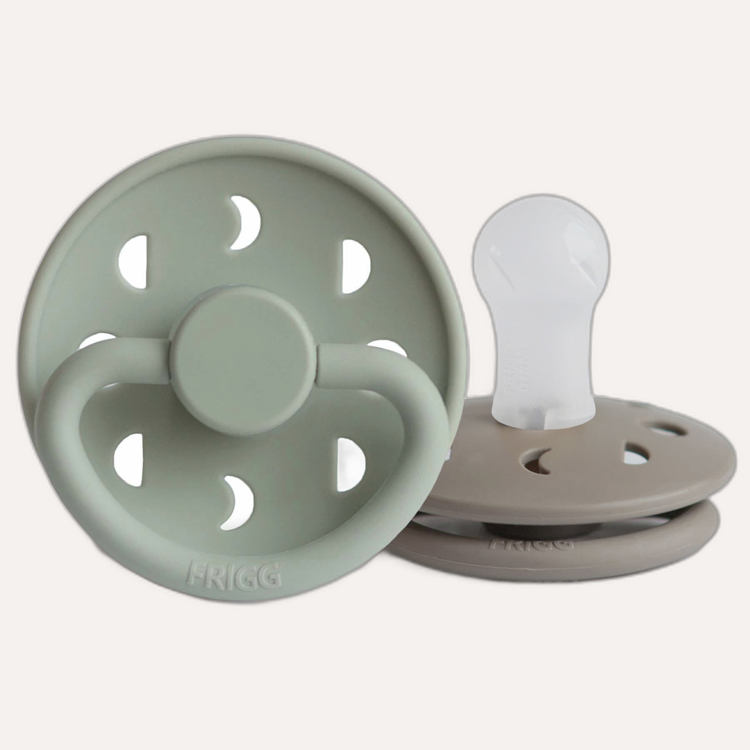 FRIGG Moon Silicone Pacifier 2-Pack