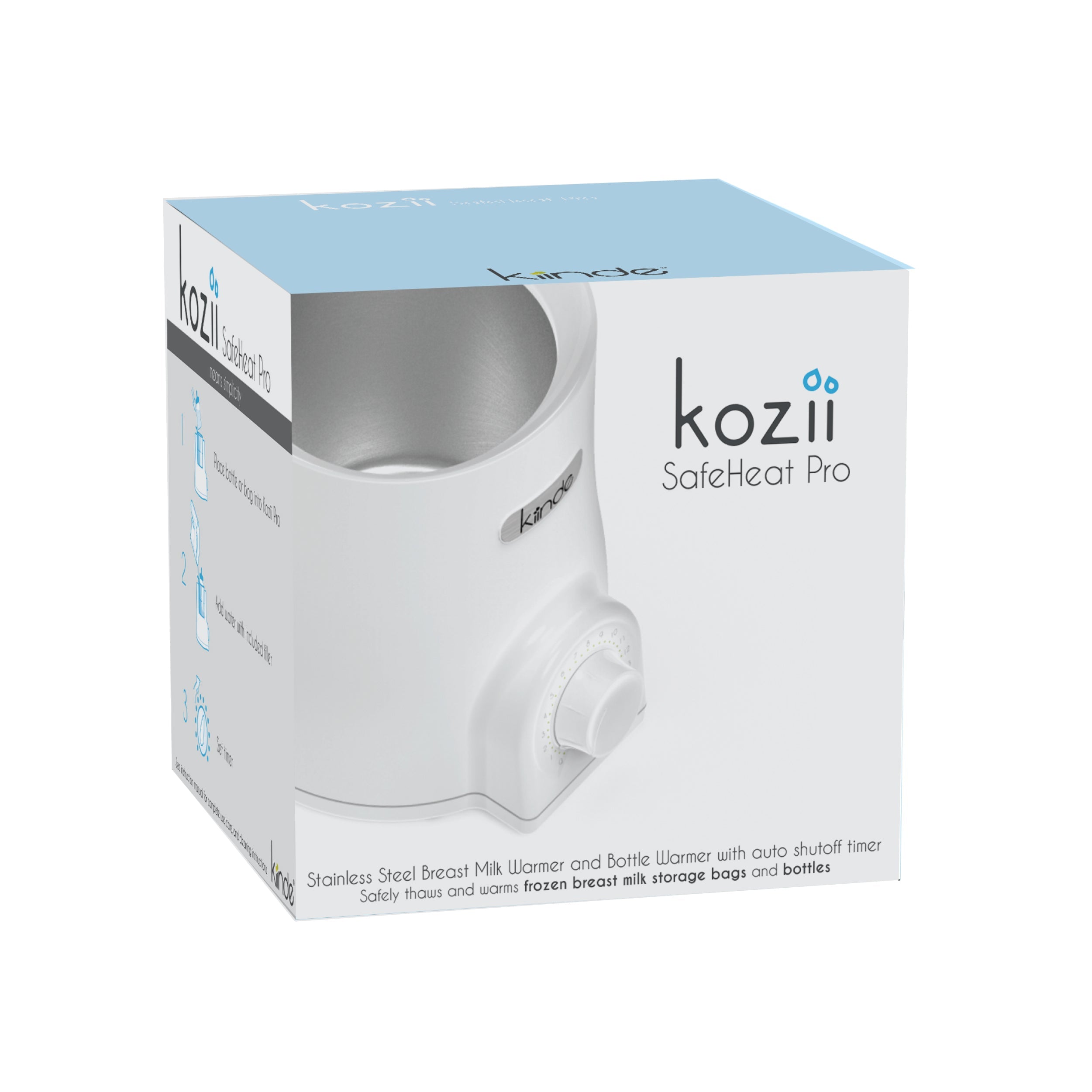 Kozii® SafeHeat Pro Breast Milk Bottle Warmer
