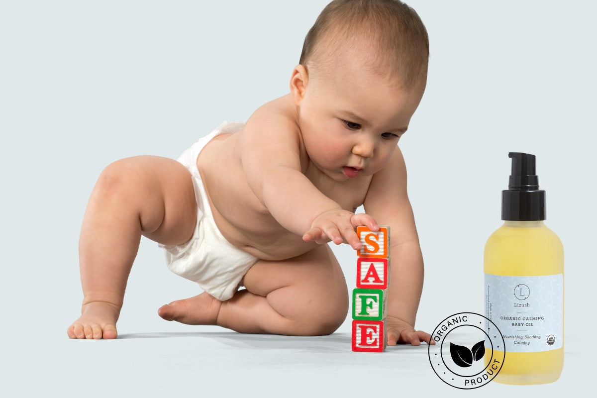 Organic Calming Baby Oil | Nourishing, Soothing, Calming