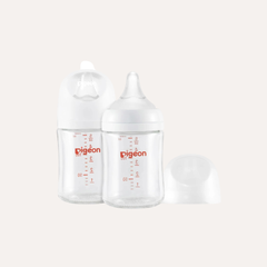 Glass Nursing Bottle Wide Neck, Anti-Colic (0M+)