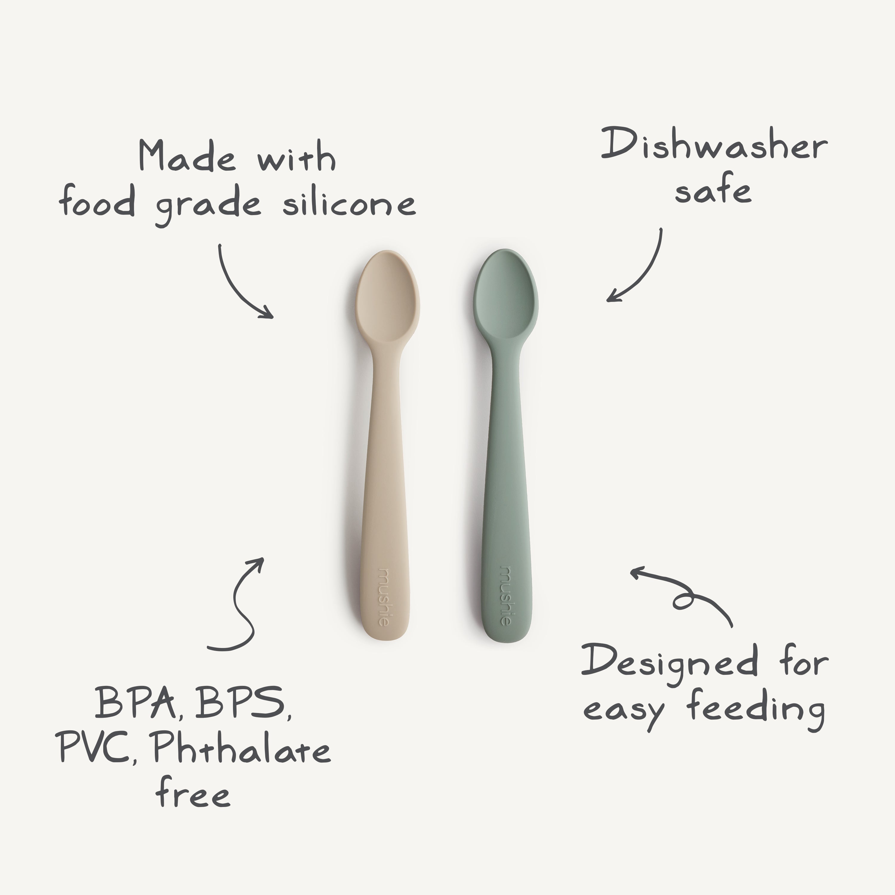 Silicone Feeding Spoons