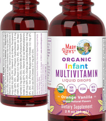 Organic Infant Multivitamin with Iron Liquid Drops