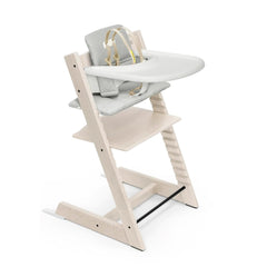 Tripp Trapp High Chair from Stokke, Natural - Adjustable, Convertible Chair for Children & Adults - Includes Baby Set with Removable Harness for Ages 6-36 Months - Ergonomic & Classic Design