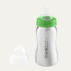 Thinkbaby Stainless Steel Baby Bottle, Green