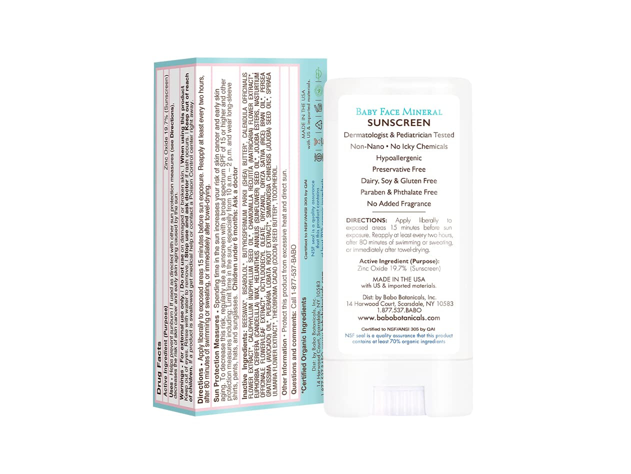 Sensitive Baby Mineral Sunscreen Stick SPF50